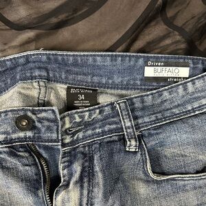 Buffalo David Bitton Faded Blue Jeans